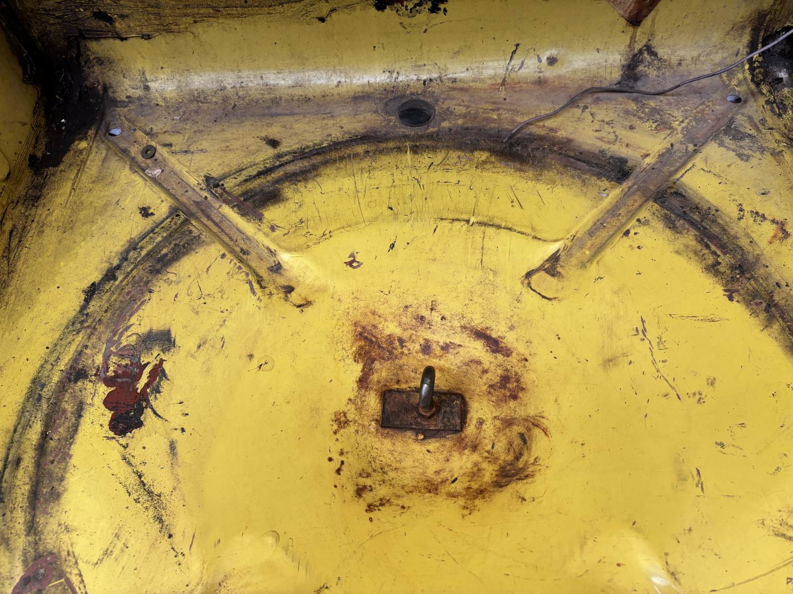 1974 Triumph TR6 rear boot.